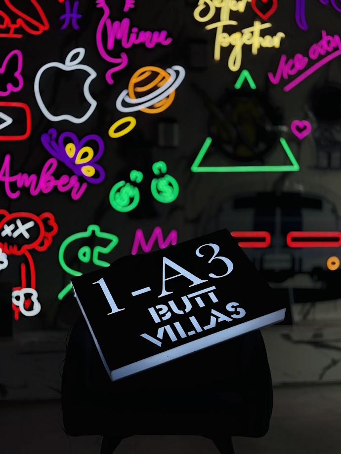 House Number Plate ( With Light )